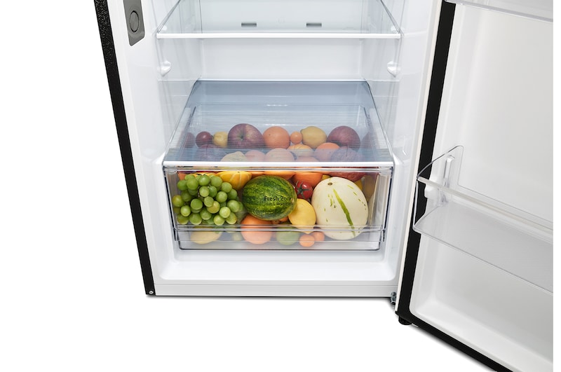 Bottom open door with food